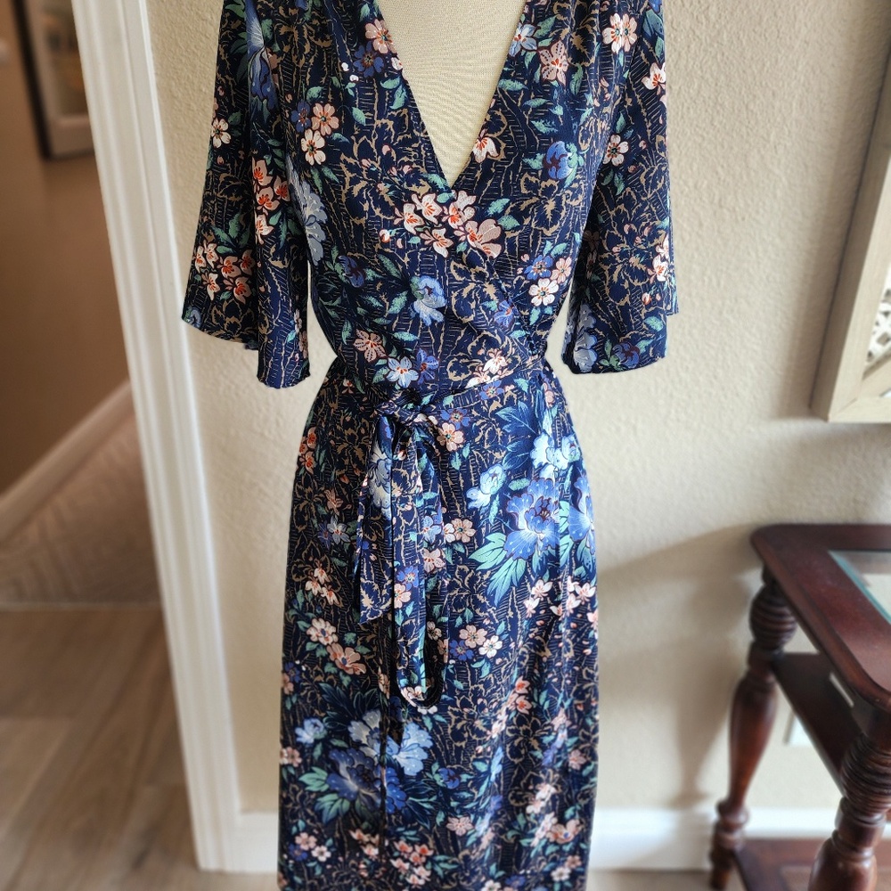 Wraparound Midi Dress